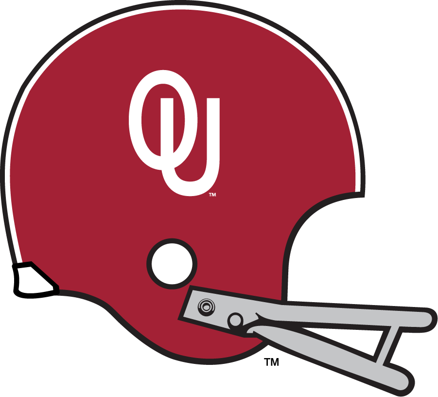 Oklahoma Sooners 1966 Helmet Logo diy iron on heat transfer